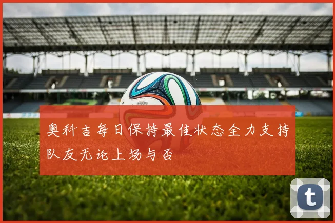 奥科吉每日保持最佳状态全力支持队友无论上场与否